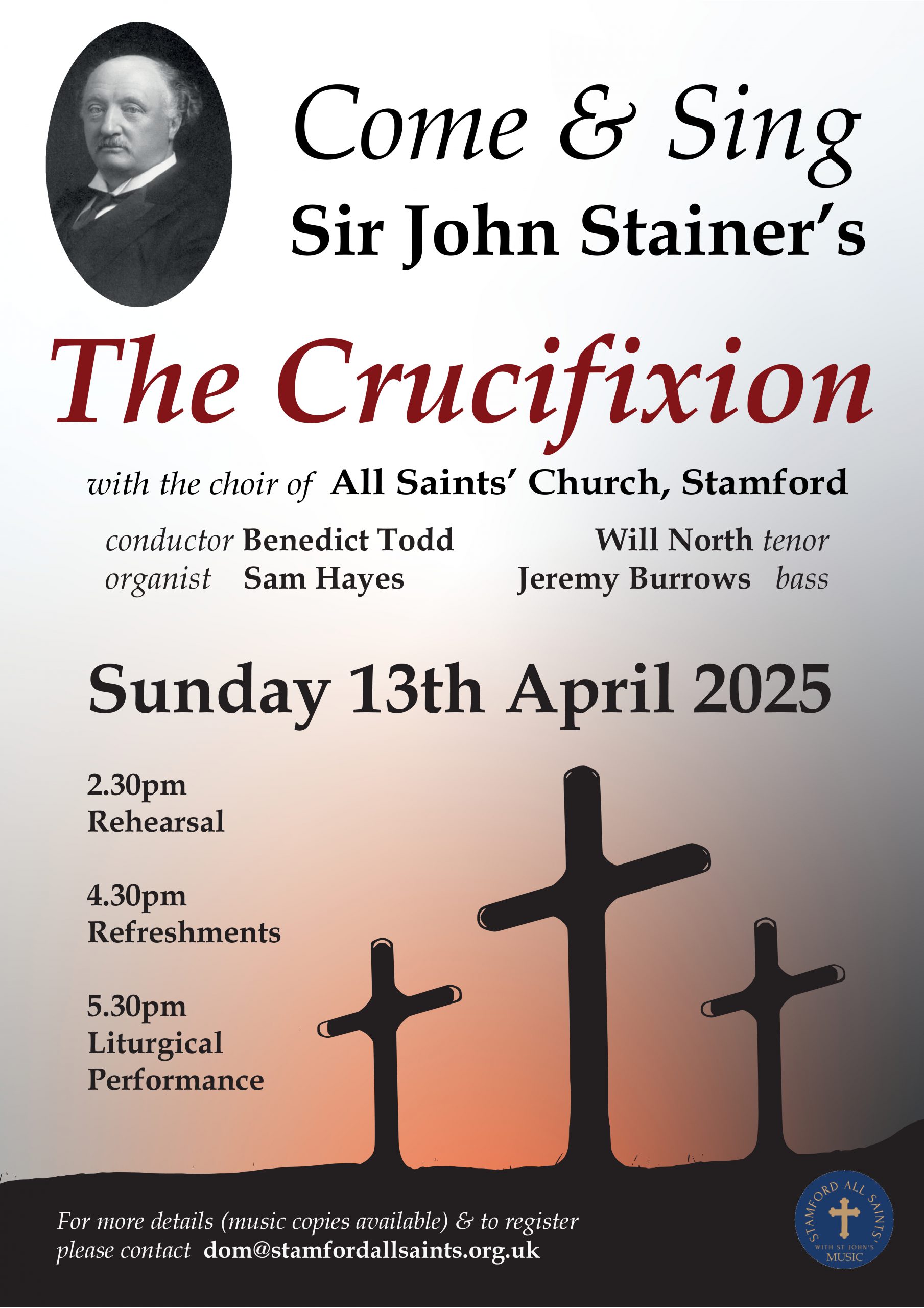 Come & Sing: Stainer's Crucifixion (Easter 2025)